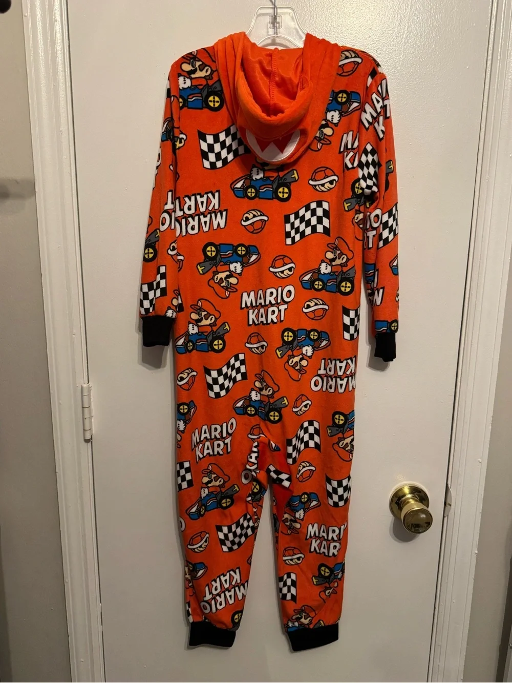 Super Mario Boys Hooded suit pajamas Size XS 4/5